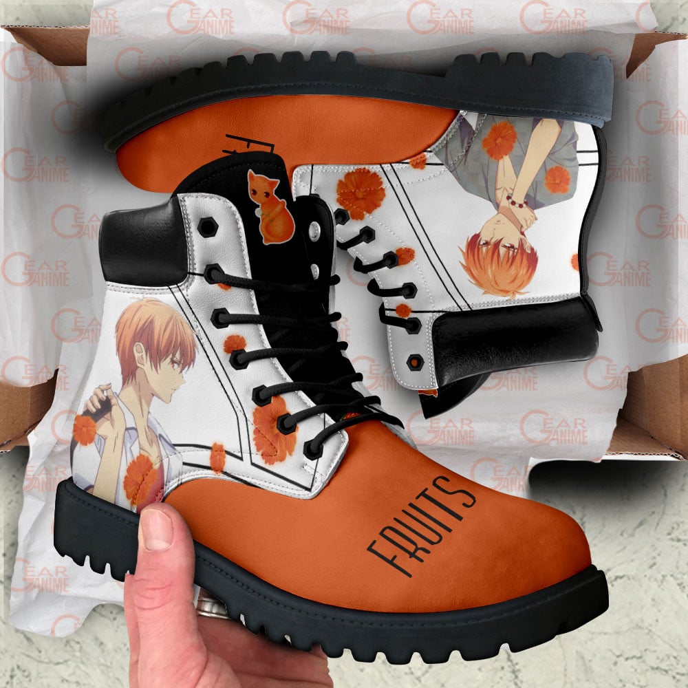 Fruits Basket Kyo Sohma Boots Anime Custom Shoes