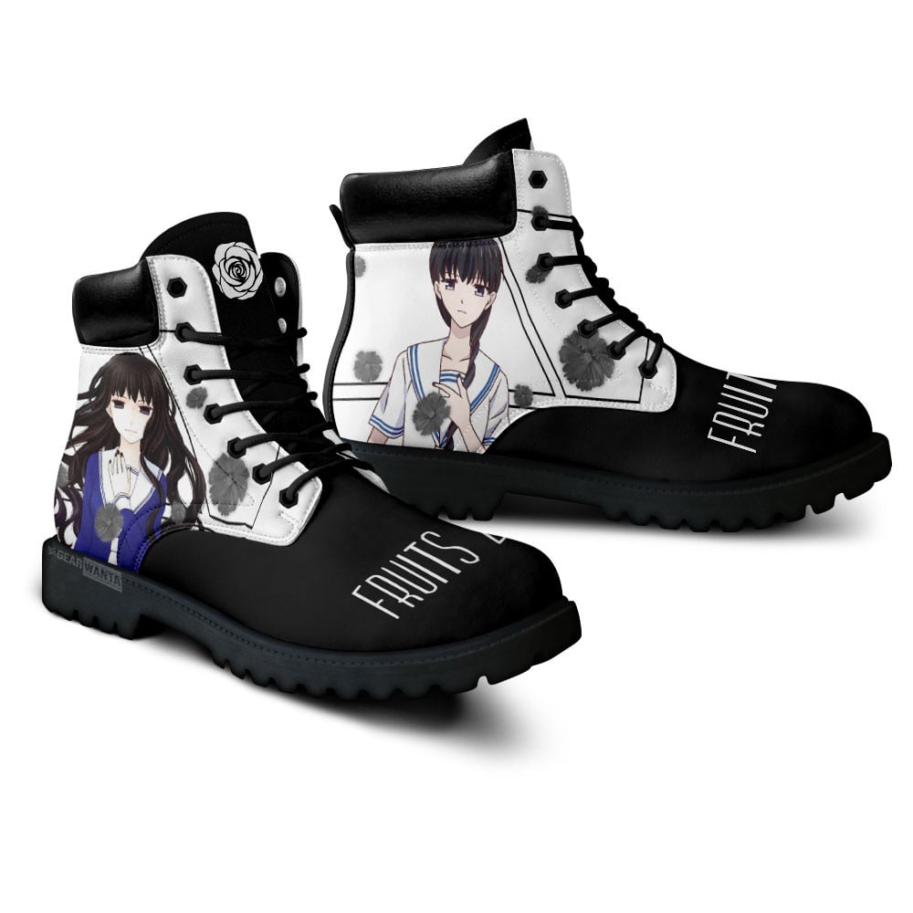 Fruits Basket Saki Hanajima Boots Anime Custom Shoes