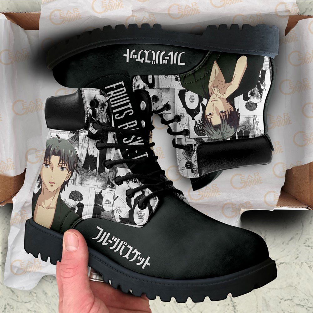Fruits Basket Shigure Sohma Boots Anime Custom Shoes