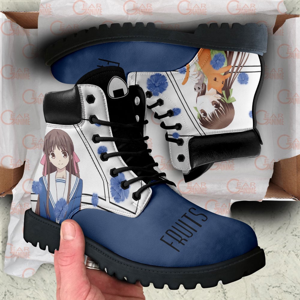 Fruits Basket Tohru Honda Boots Anime Custom Shoes