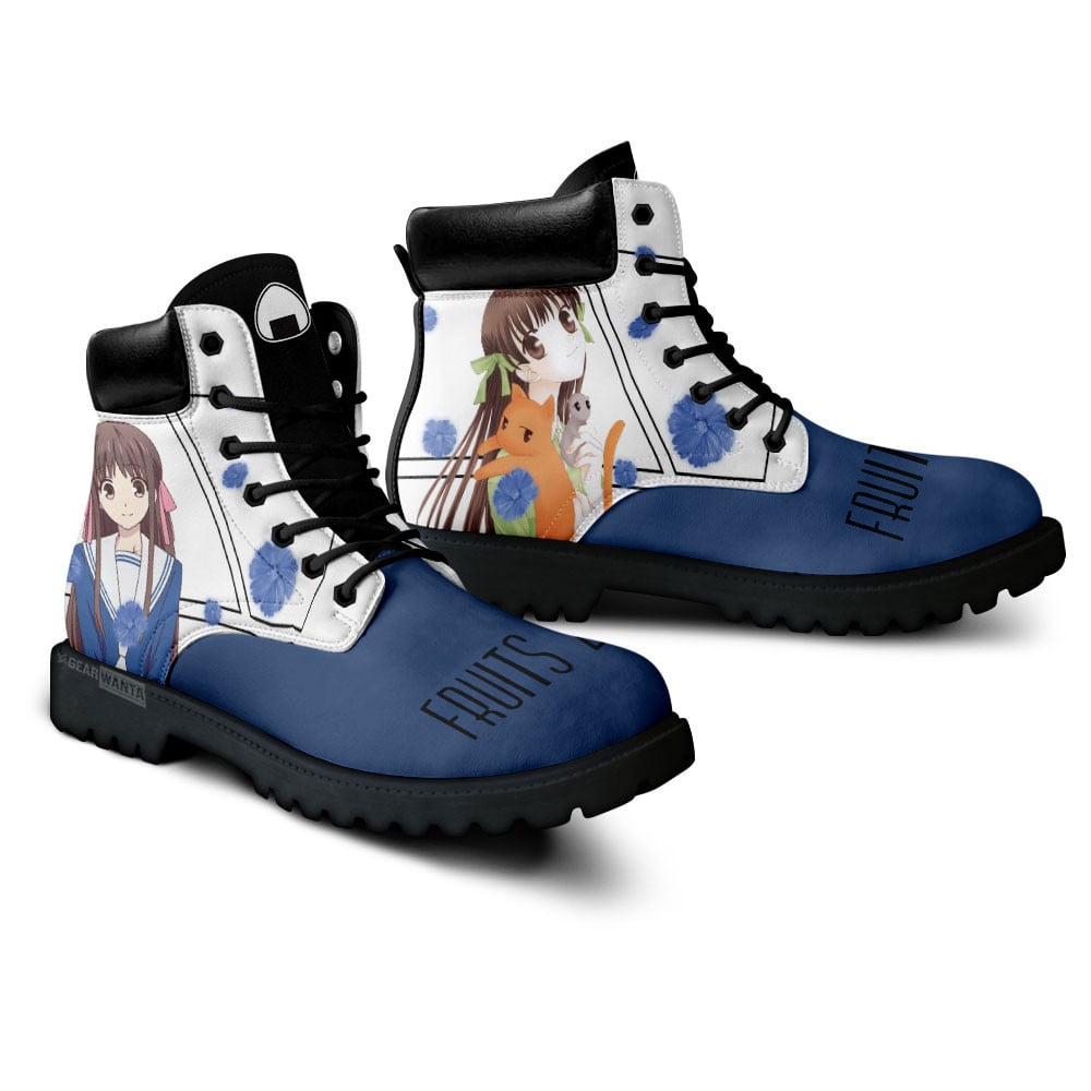 Fruits Basket Tohru Honda Boots Anime Custom Shoes