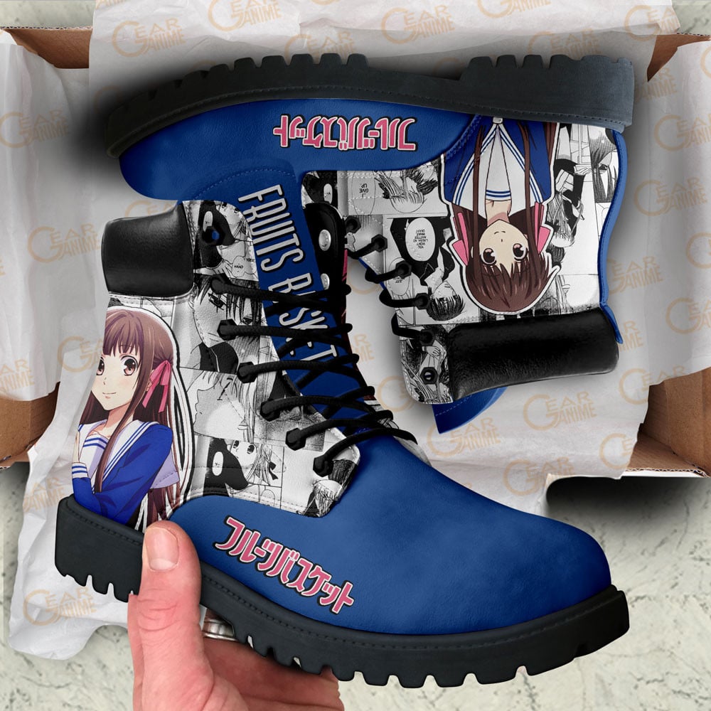 Fruits Basket Tohru Honda Boots Anime Custom Shoes