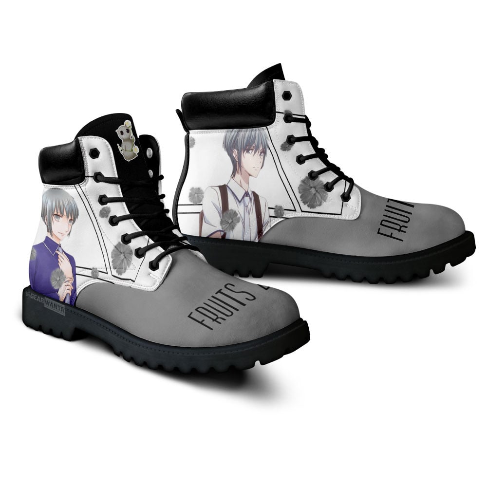 Fruits Basket Yuki Sohma Boots Anime Custom Shoes