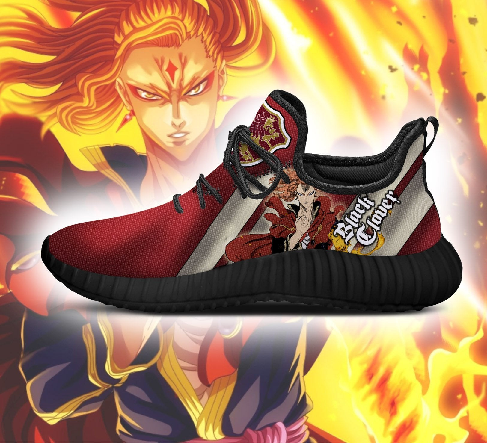 Fuegoleon Vermillion Reze Shoes Crimson Lion Magic Knights Custom