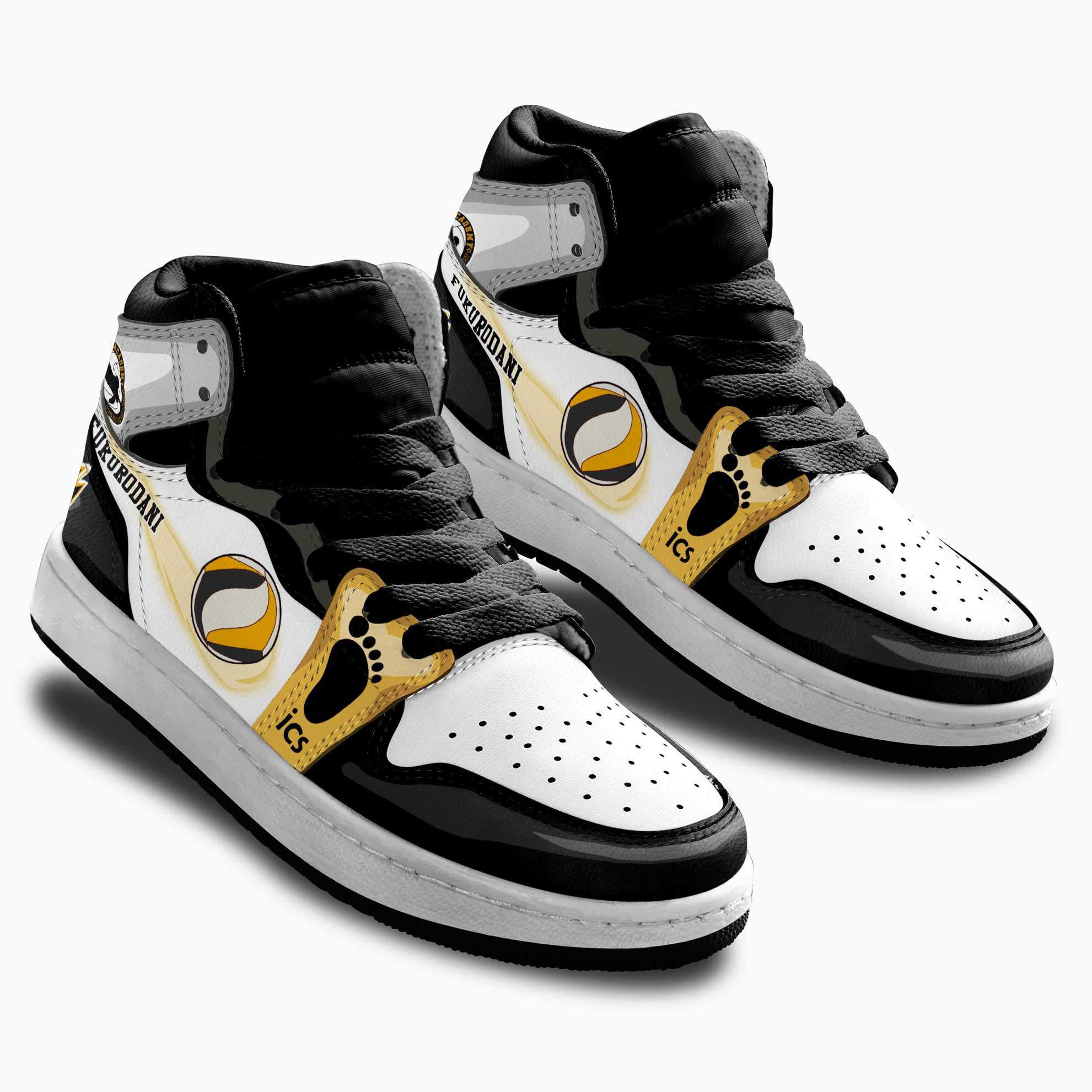 Fukurodani Kids Sneakers Custom Haikyuu Anime Shoes For Kids
