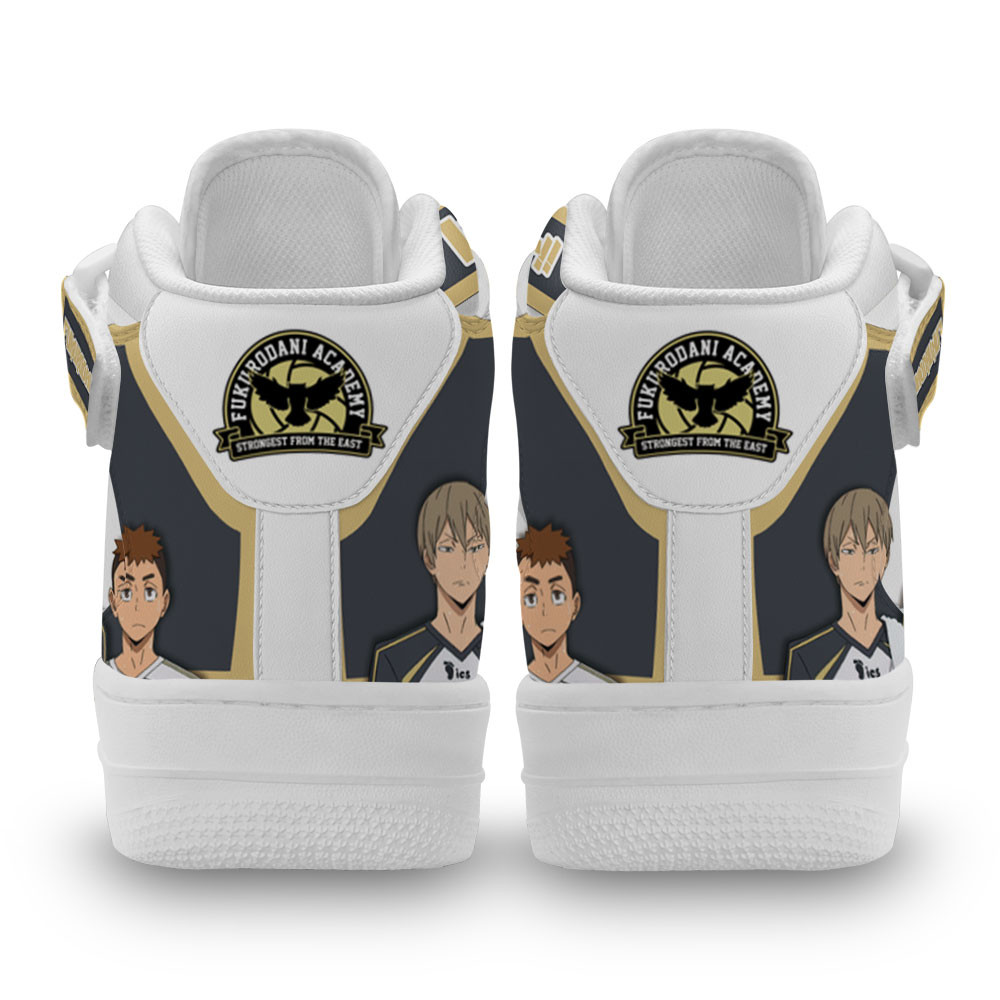 Fukurodani Sneakers Air Mid Custom Haikyuu Anime Shoes