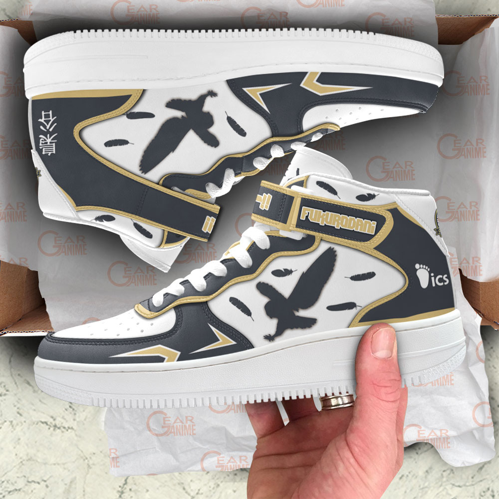 Fukurodani Sneakers Air Mid Custom Haikyuu Anime Shoes
