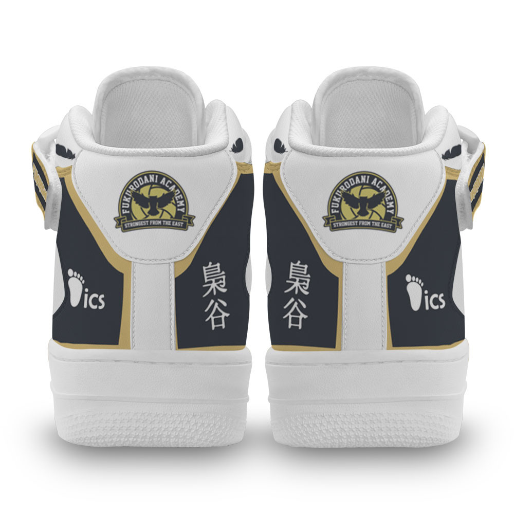 Fukurodani Sneakers Air Mid Custom Haikyuu Anime Shoes