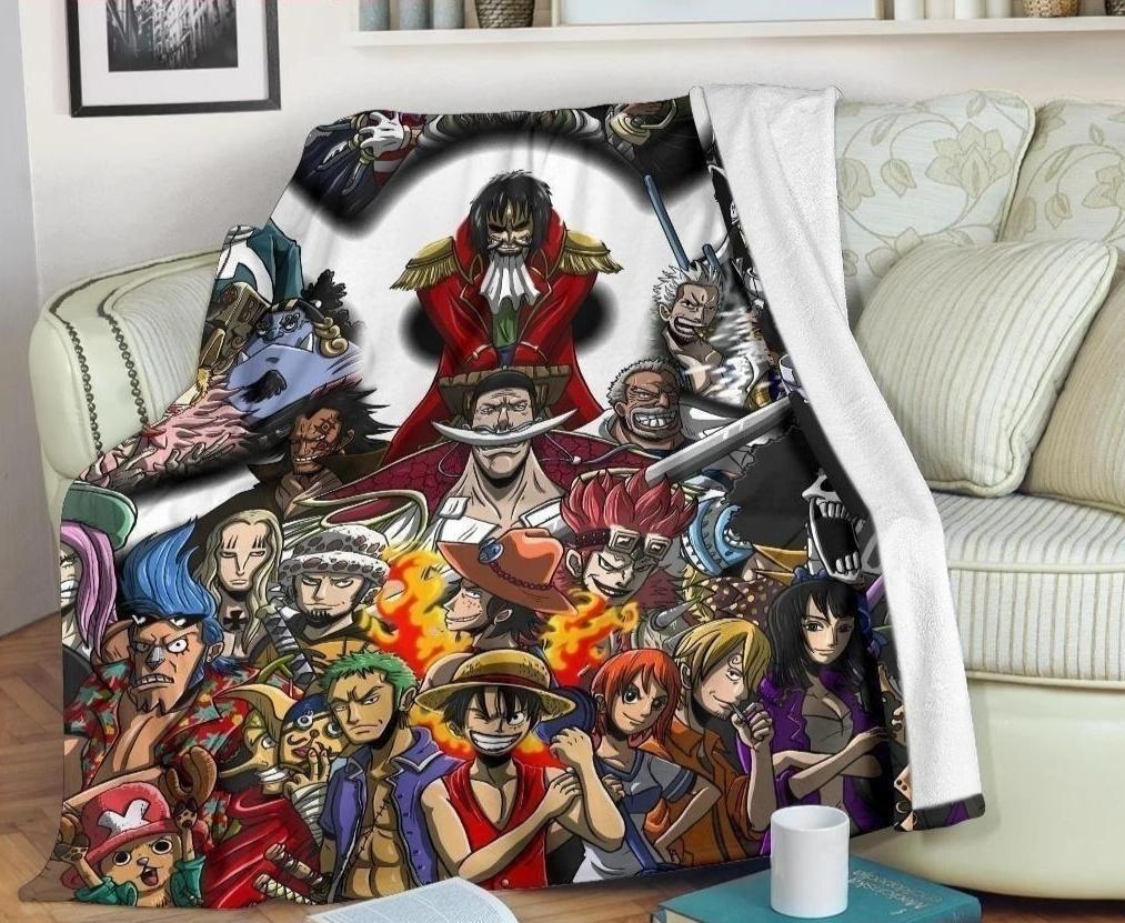 Full Character One Piece Sherpa Blanket Cozy Blanket Fleece Blanket