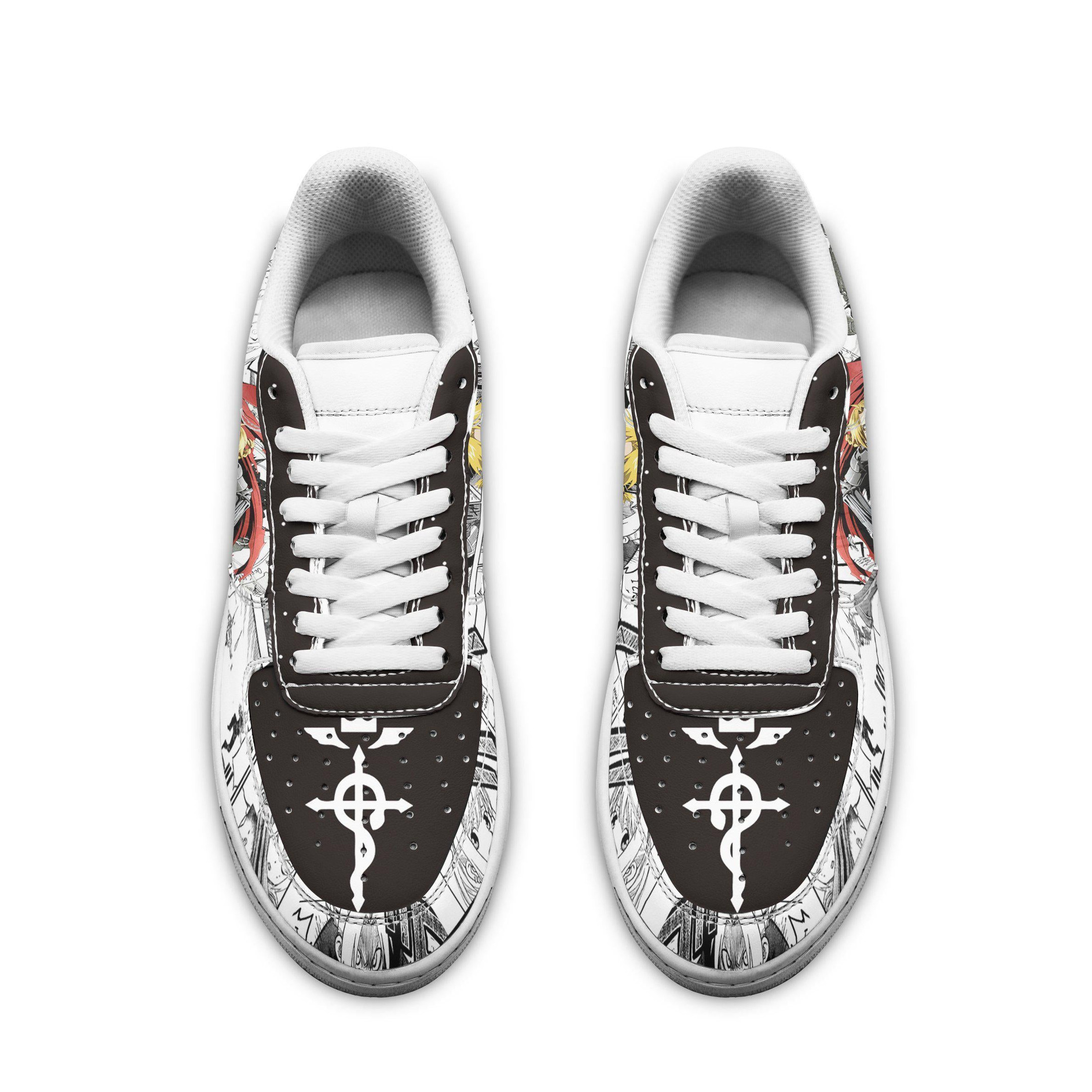 Fullmetal Alchemist Air Sneakers Custom Manga Mixed Anime Shoes