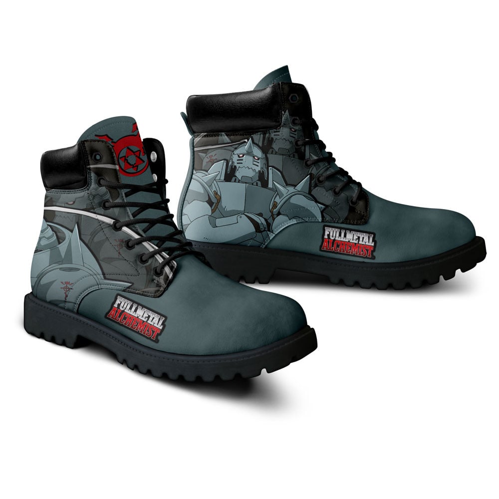 Fullmetal Alchemist Alphonse Elric Boots Custom Anime Shoes