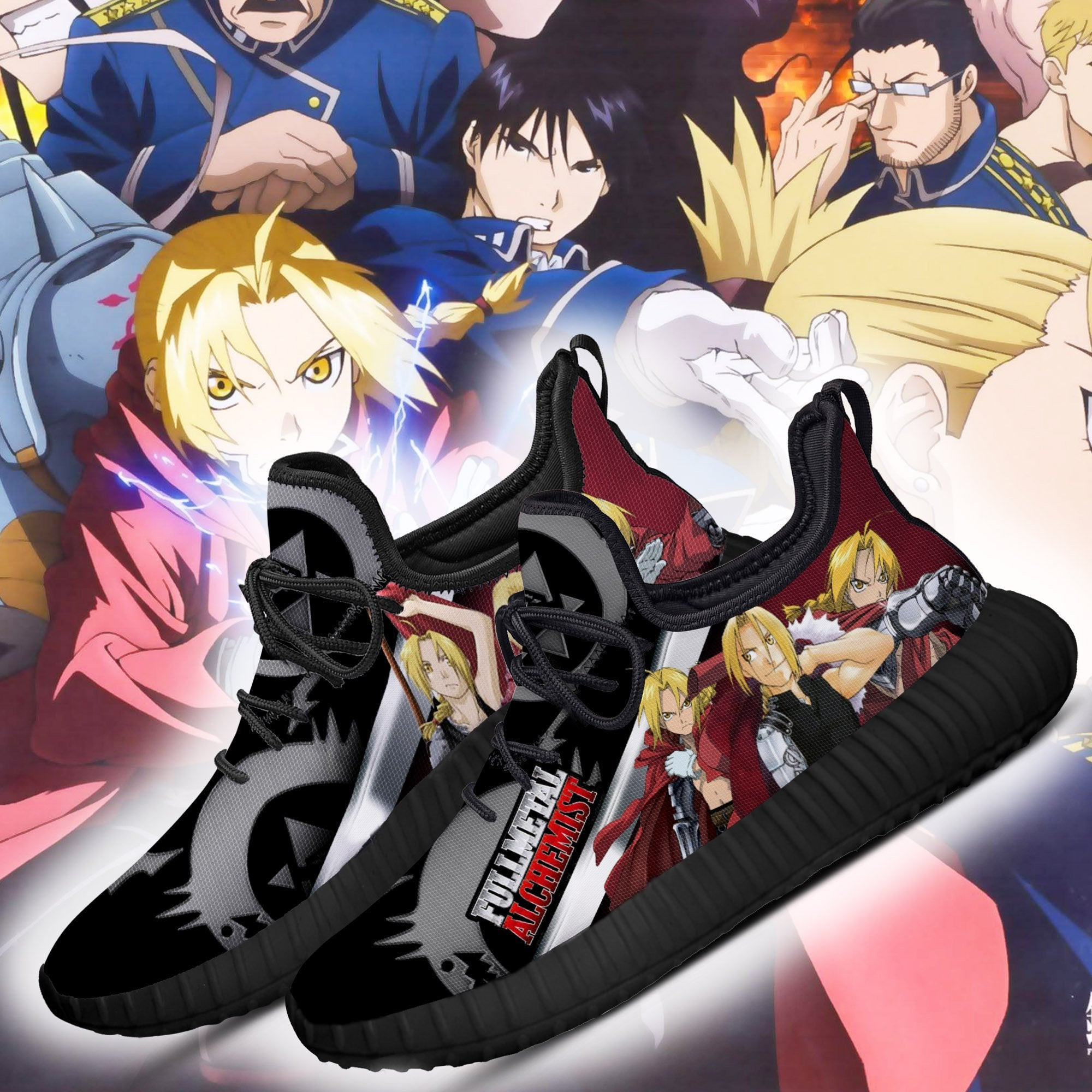 Fullmetal Alchemist Elric Reze Shoes Fullmetal Alchemist Anime Shoes Fan