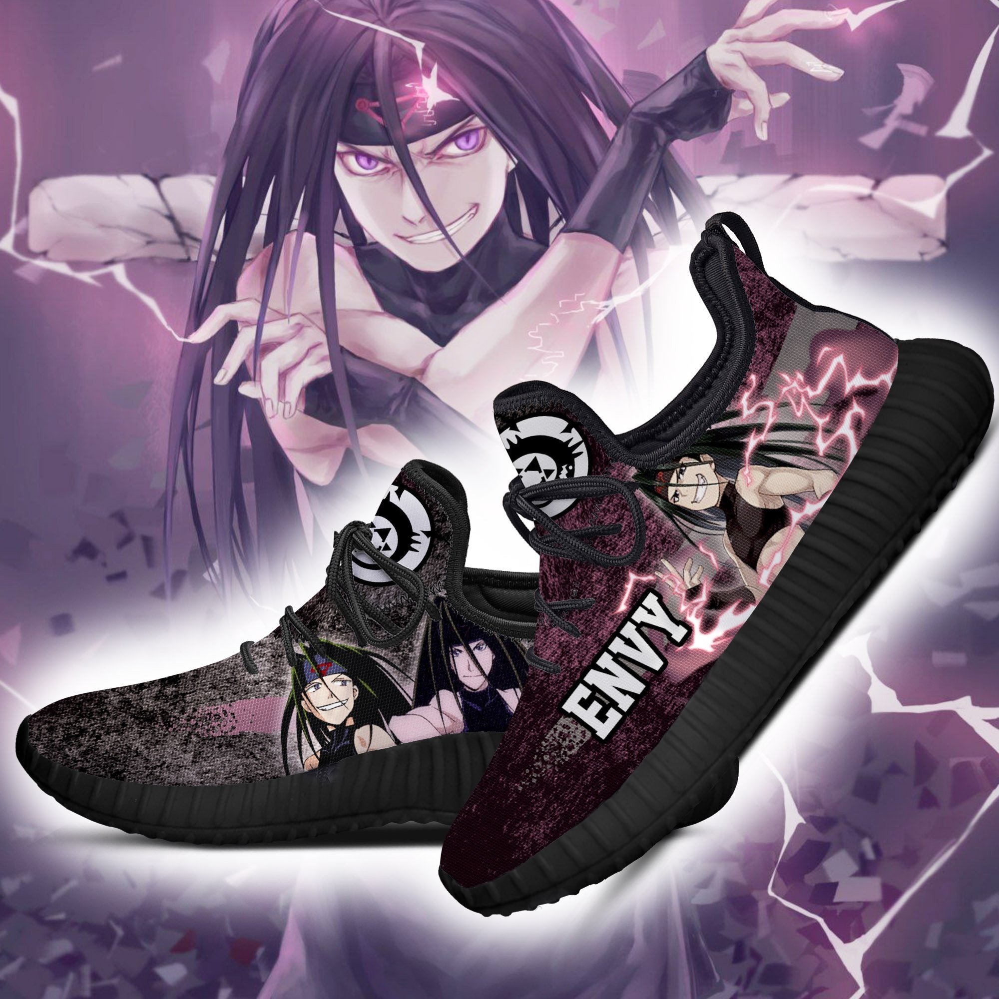 Fullmetal Alchemist Envy Reze Shoes Character Anime Sneakers
