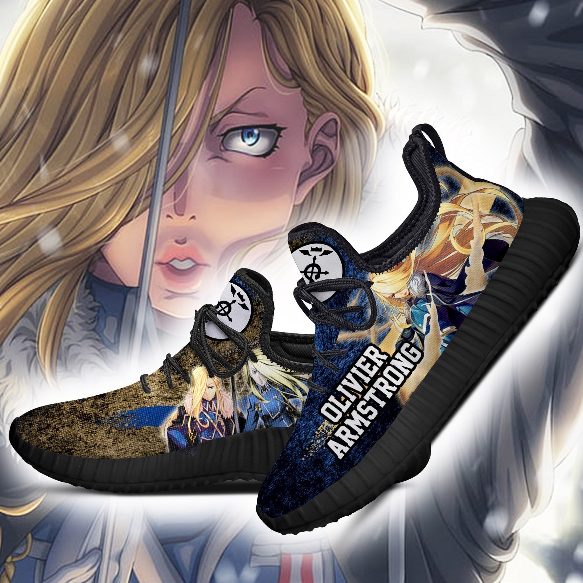 Fullmetal Alchemist Olivier Reze Shoes Character Anime Sneakers