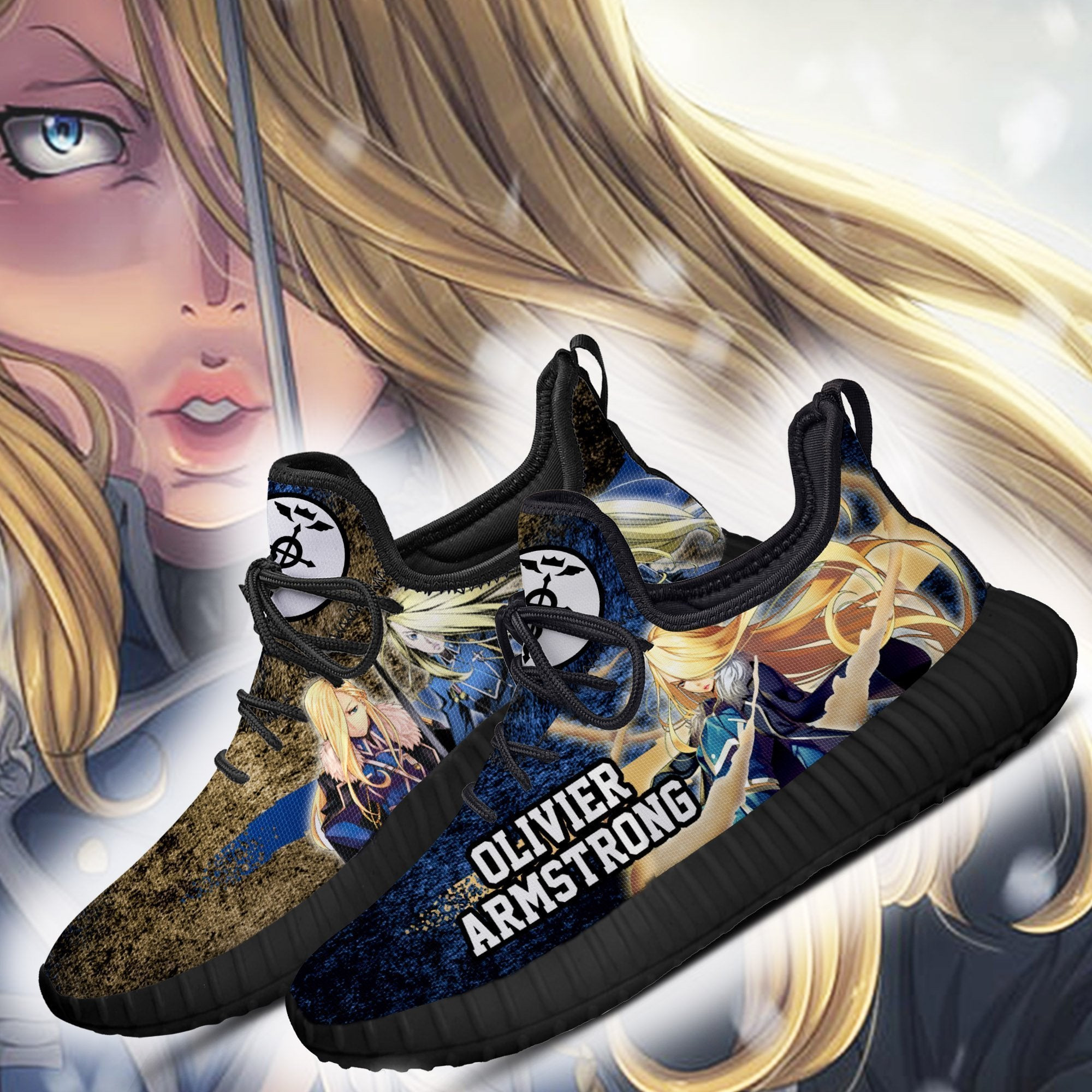 Fullmetal Alchemist Olivier Reze Shoes Character Anime Sneakers