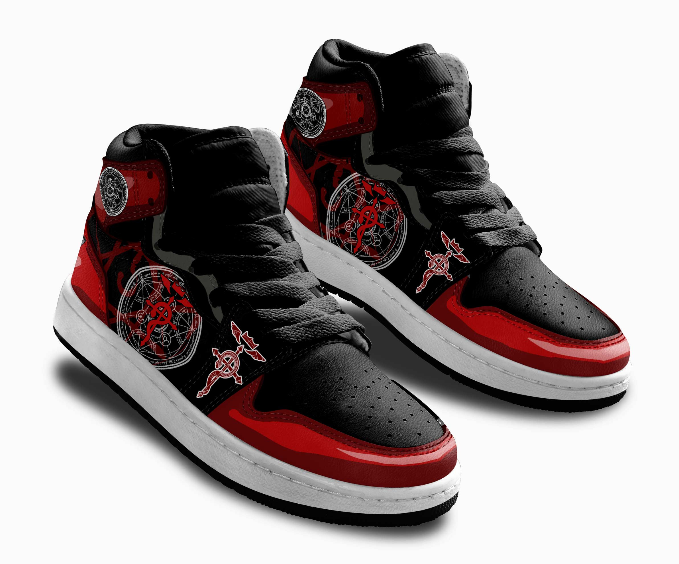 Fullmetal Alchemist Symbols Kids Sneakers Custom Anime Shoes For Kids
