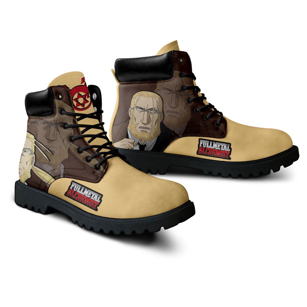 Fullmetal Alchemist Van Hohenheim Boots Custom Anime Shoes