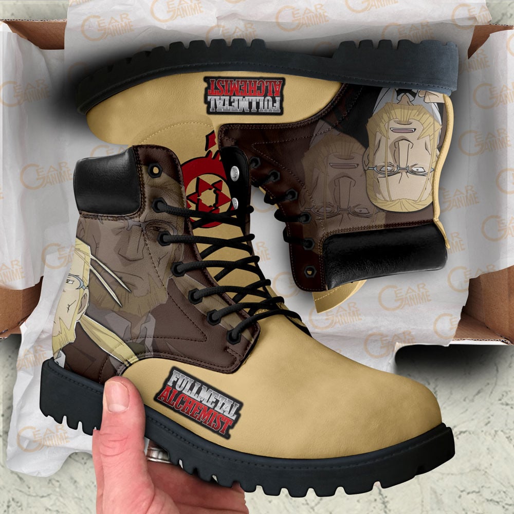 Fullmetal Alchemist Van Hohenheim Boots Custom Anime Shoes