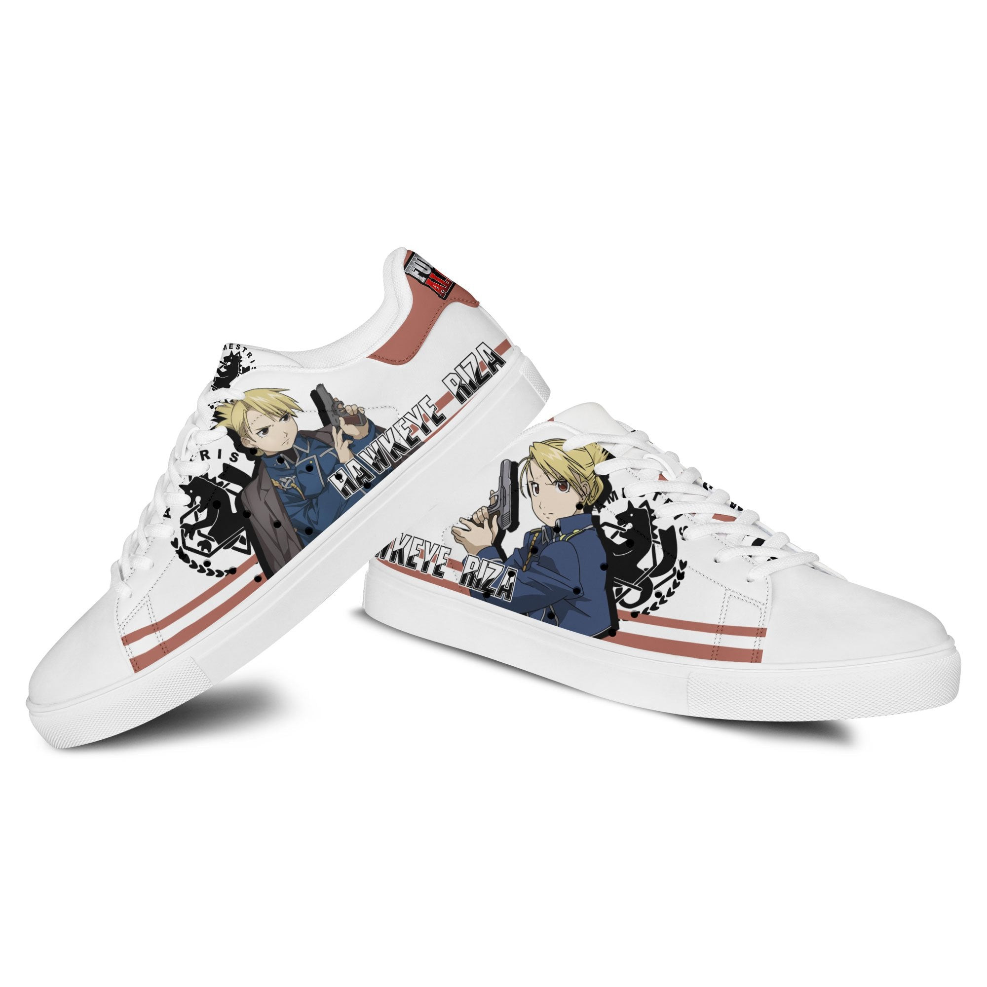 Fullmetal Alchemist Winry Rockbell Skate Sneakers Custom Anime Shoes