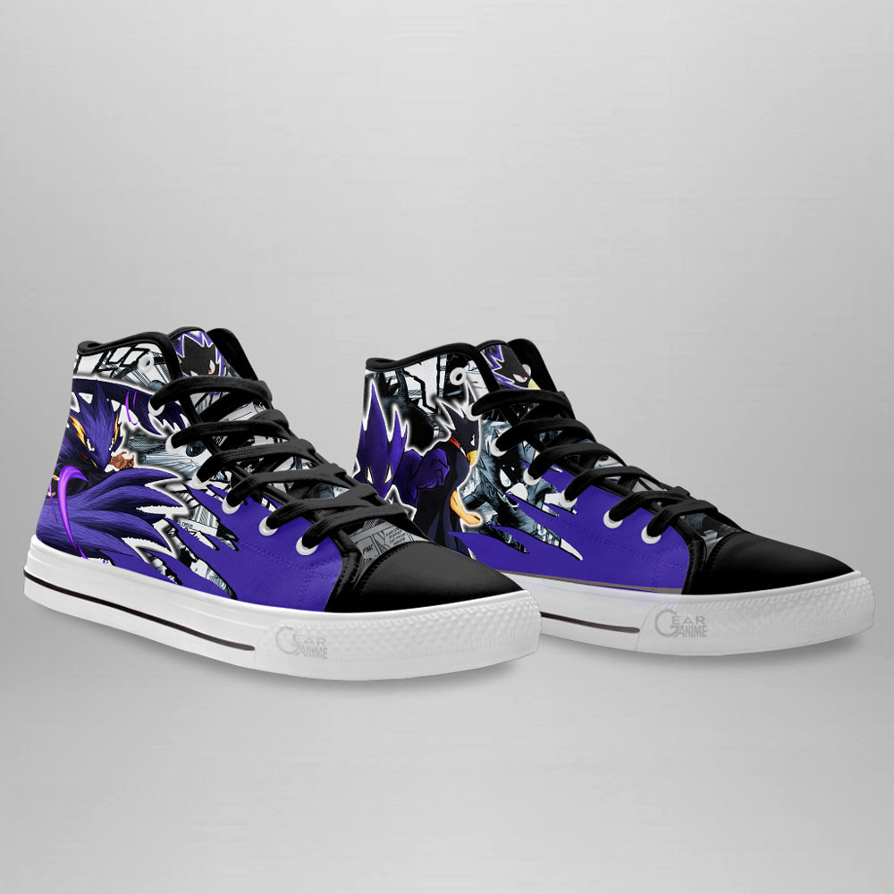 Fumikage Tokoyami High Top Shoes Custom My Hero Academia Sneakers