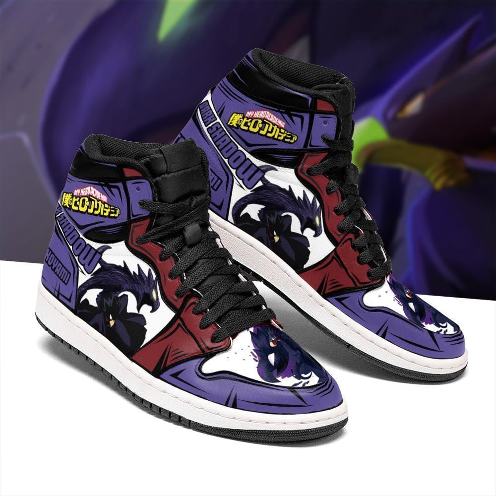 Fumikage Tokoyami JD1s Sneakers Anime My Hero Academia Shoes, Air Jordan Hightop