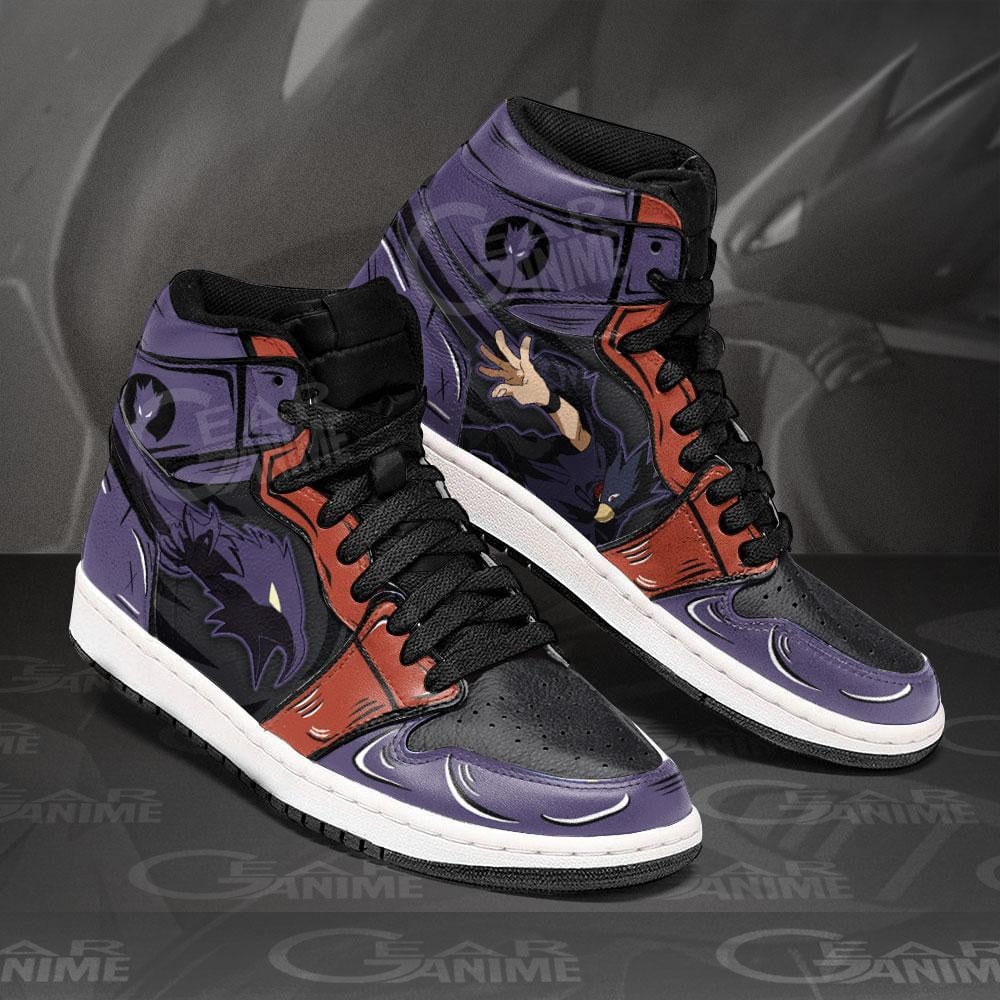 Fumikage Tokoyami JD1s Sneakers Anime My Hero Academia Shoes For Fan, Air Jordan Hightop