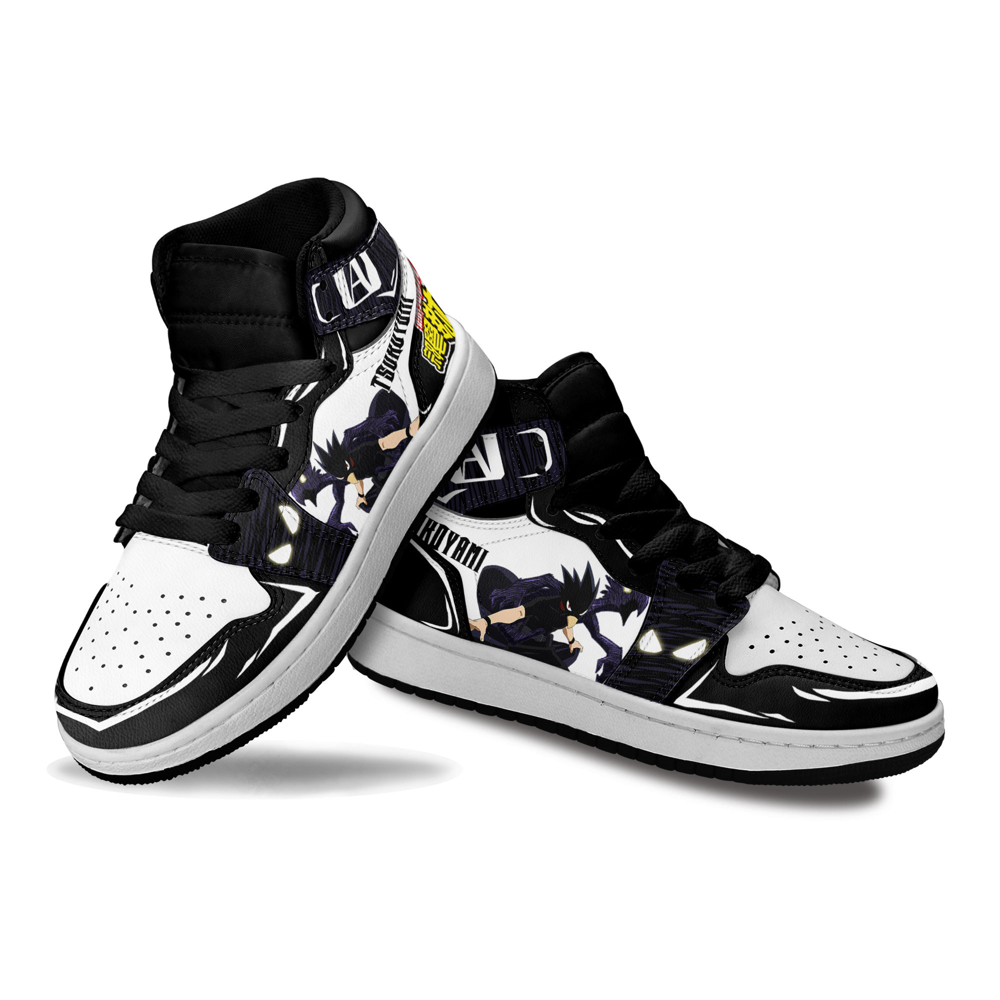 Fumikage Tokoyami Kids Sneakers Custom Anime My Hero Academia Shoes For Kids