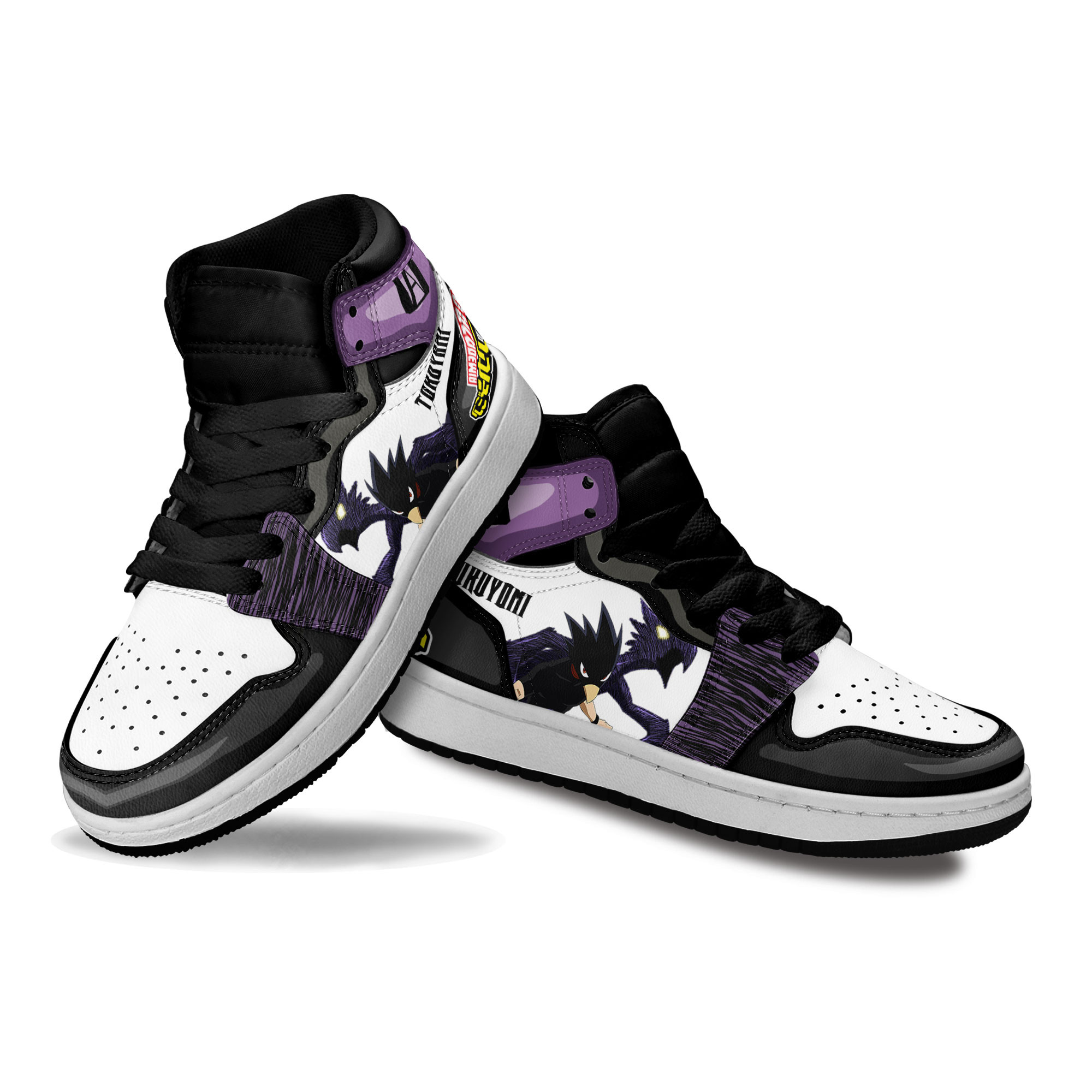 Fumikage Tokoyami Kids Sneakers Custom My Hero Academia Anime Shoes For Kids