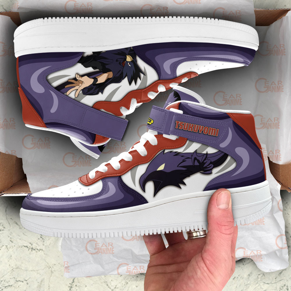 Fumikage Tokoyami Sneakers Air Mid Custom My Hero Academia Anime Shoes