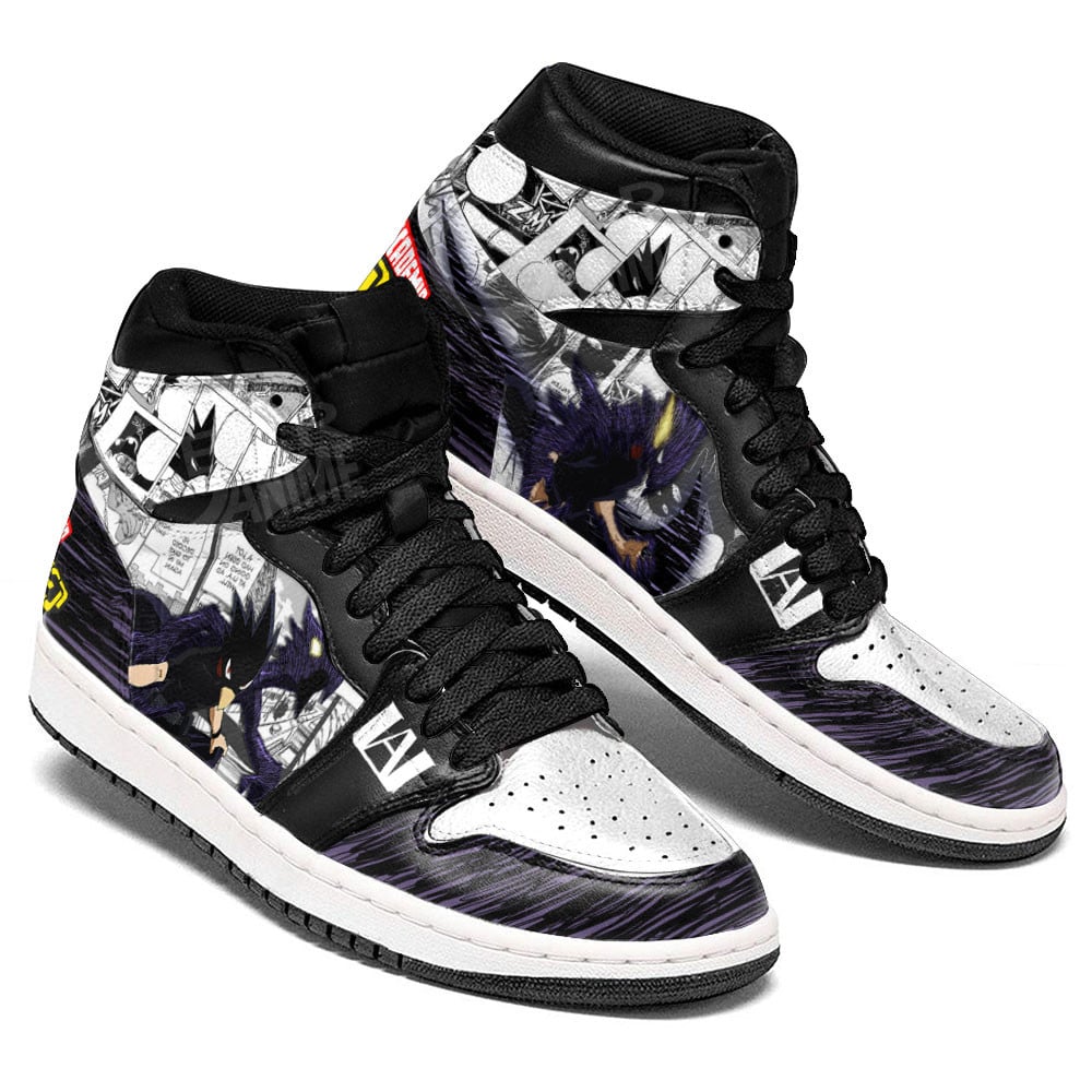 Fumikage Tokoyami Tsukuyomi JD1s Sneakers BNHA Manga Mixed Anime, Air Jordan Hightop