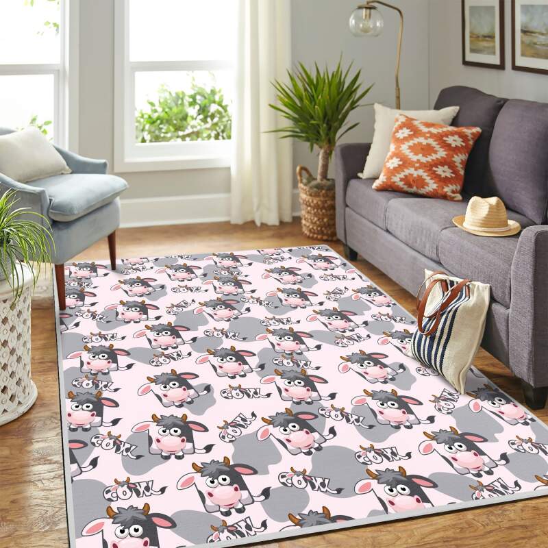 Funny Milk Cow Mk Carpet Area Rectangle Rug – Home Decor – Bedroom Living Room Décor 93257B