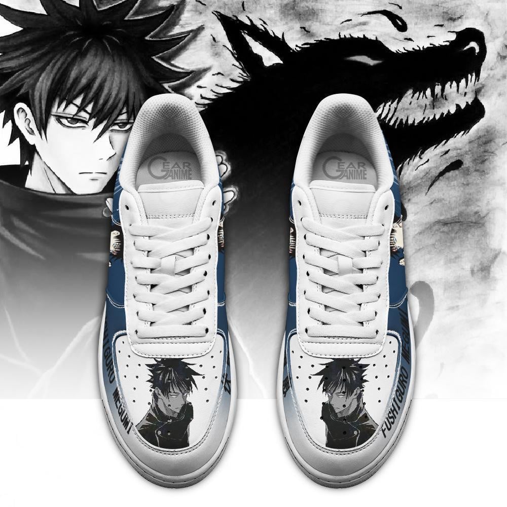 Fushiguro Megumi Jujutsu Kaisen Air Sneakers Custom Anime Shoes