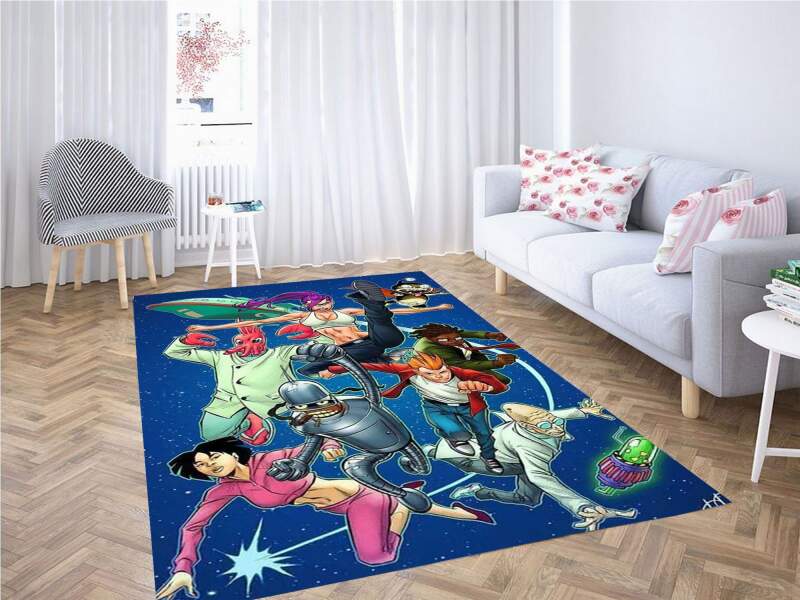Futurama Wallpaper Carpet Rectangle Rug