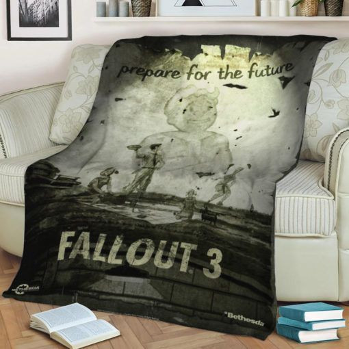 Future Fallout Fleece Blanket