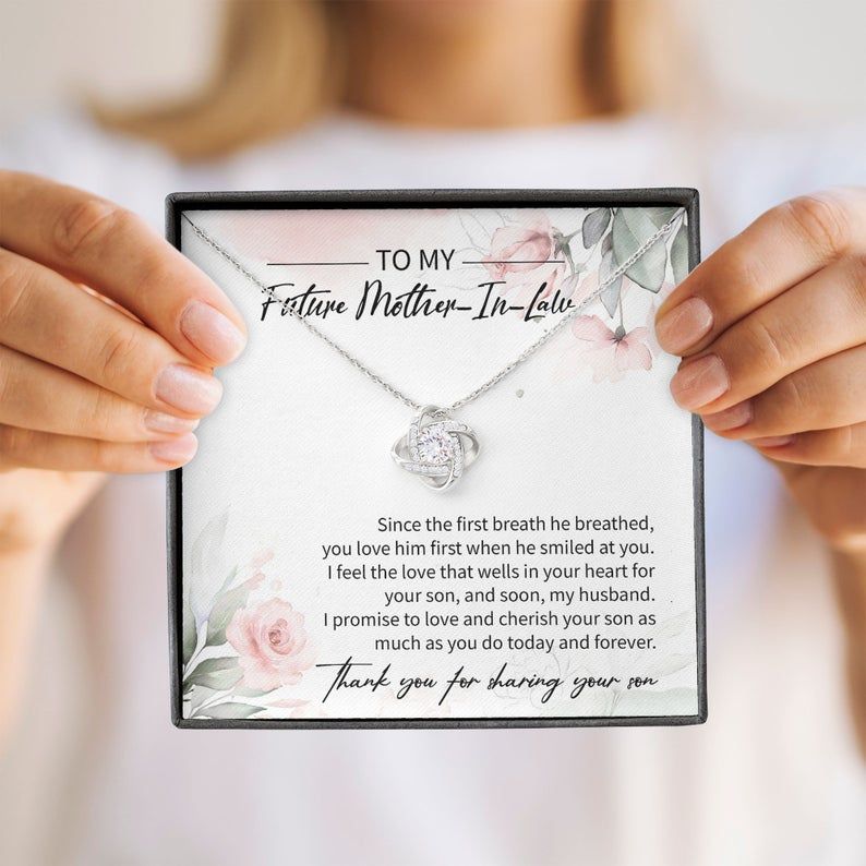 Future Mother-In-Law Necklace – To My Future Mother-in-law –  Love Knots Necklace- Jewelry For Women