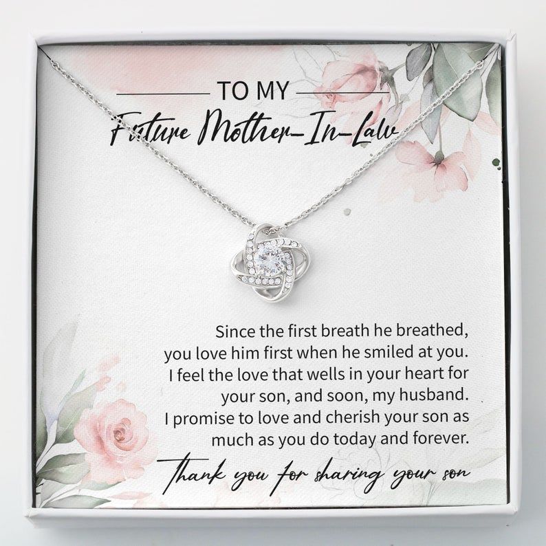 Future Mother-In-Law Necklace – To My Future Mother-in-law –  Love Knots Necklace- Jewelry For Women