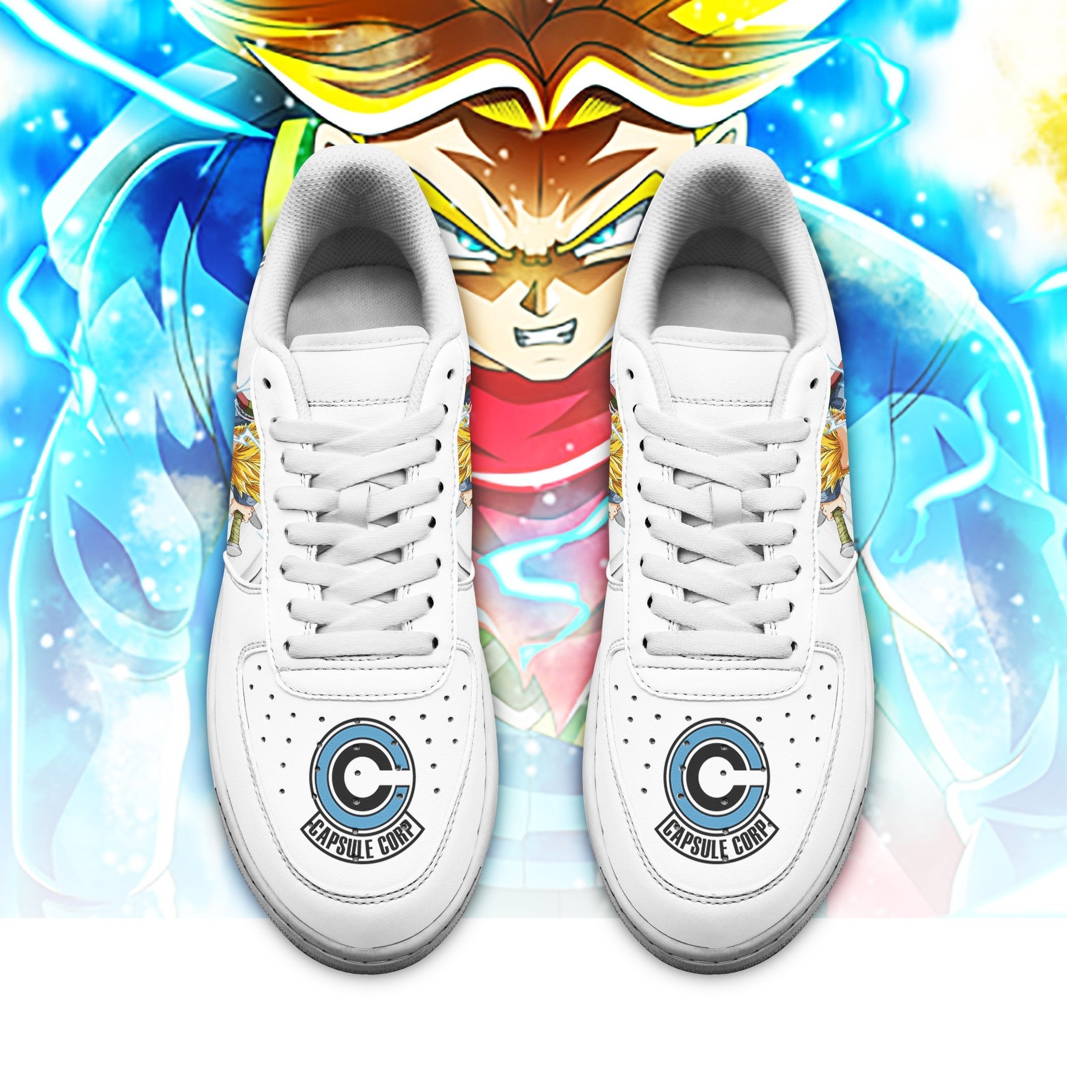 Future Trunks Air Sneakers Custom Anime Dragon Ball Shoes Simple