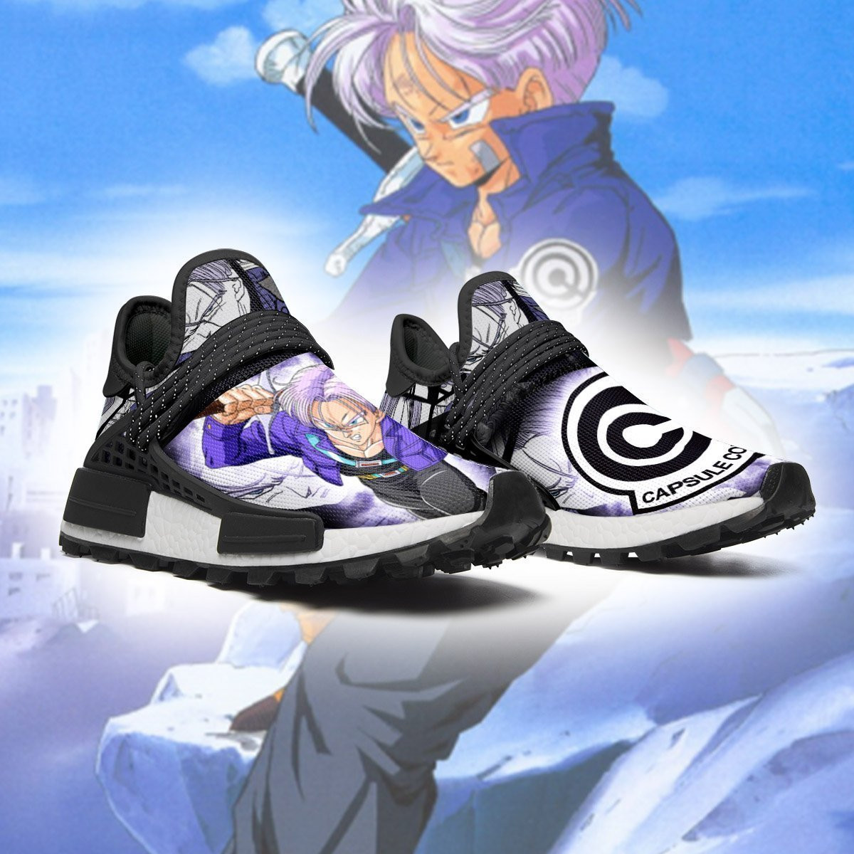 Future Trunks Shoes Capsule Dragon Ball Anime Sneakers, NMD Shoes