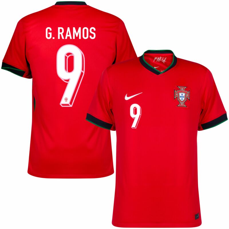 G.Ramos Men's Portugal 2024 Stadium Home Soccer Jersey