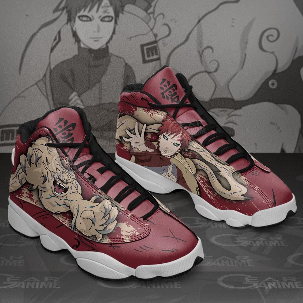 Gaara and Shukaku JD13 Sneakers Custom Anime Shoes