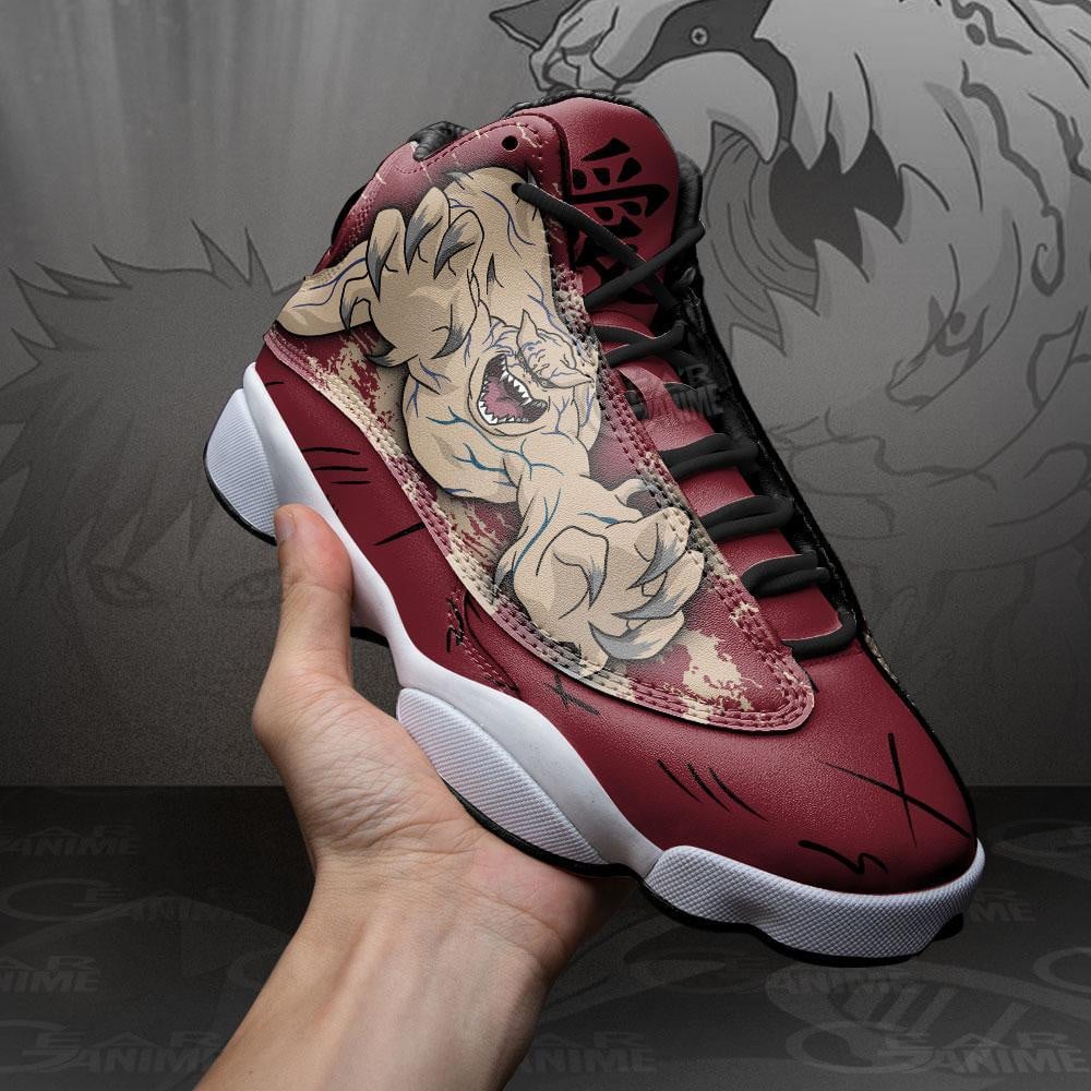 Gaara and Shukaku JD13 Sneakers Custom Anime Shoes