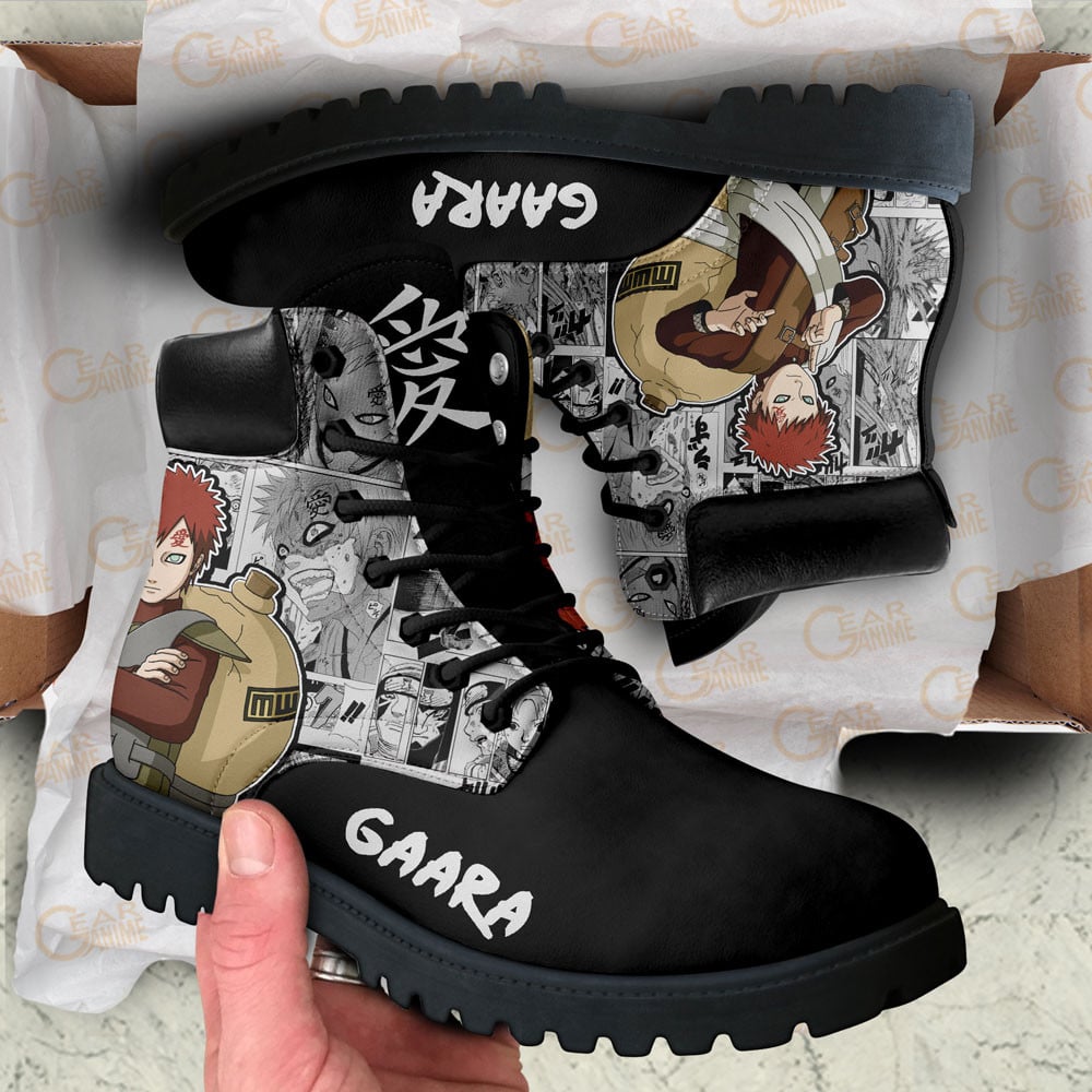 Gaara Boots Manga Anime Custom Shoes