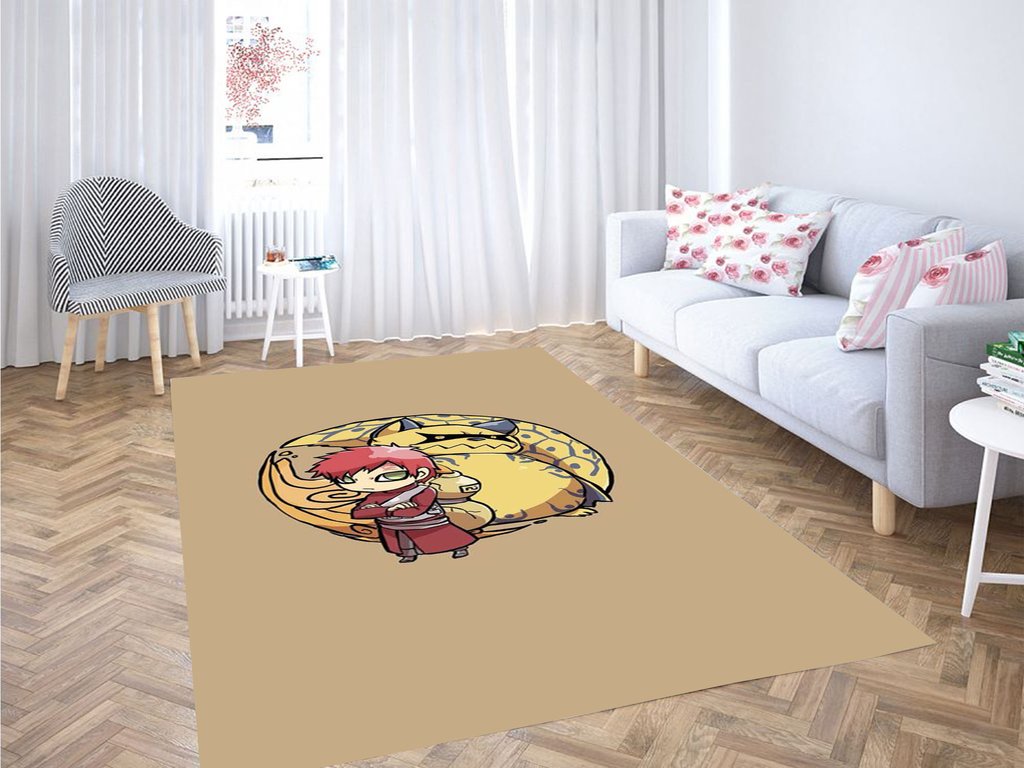 Gaara Dan Shukaku Wallpaper Living Room Modern Carpet Rectangle Rug