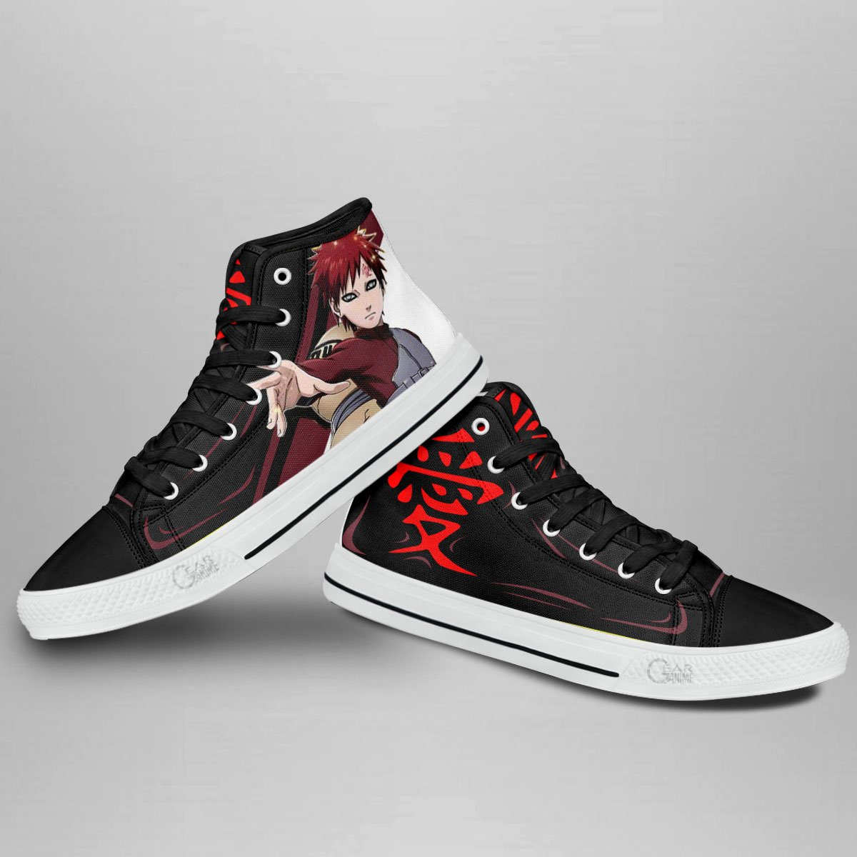 Gaara High Top Shoes Custom Anime Sneakers