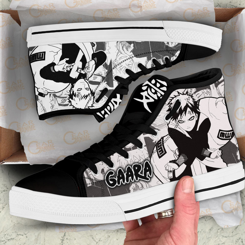 Gaara High Top Shoes Custom Manga Anime Sneakers