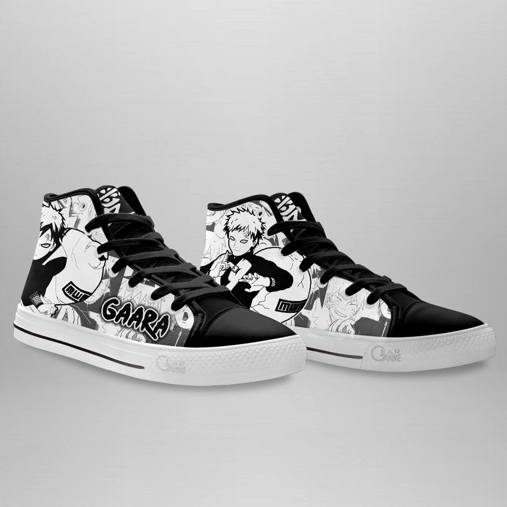 Gaara High Top Shoes Custom Manga Anime Sneakers