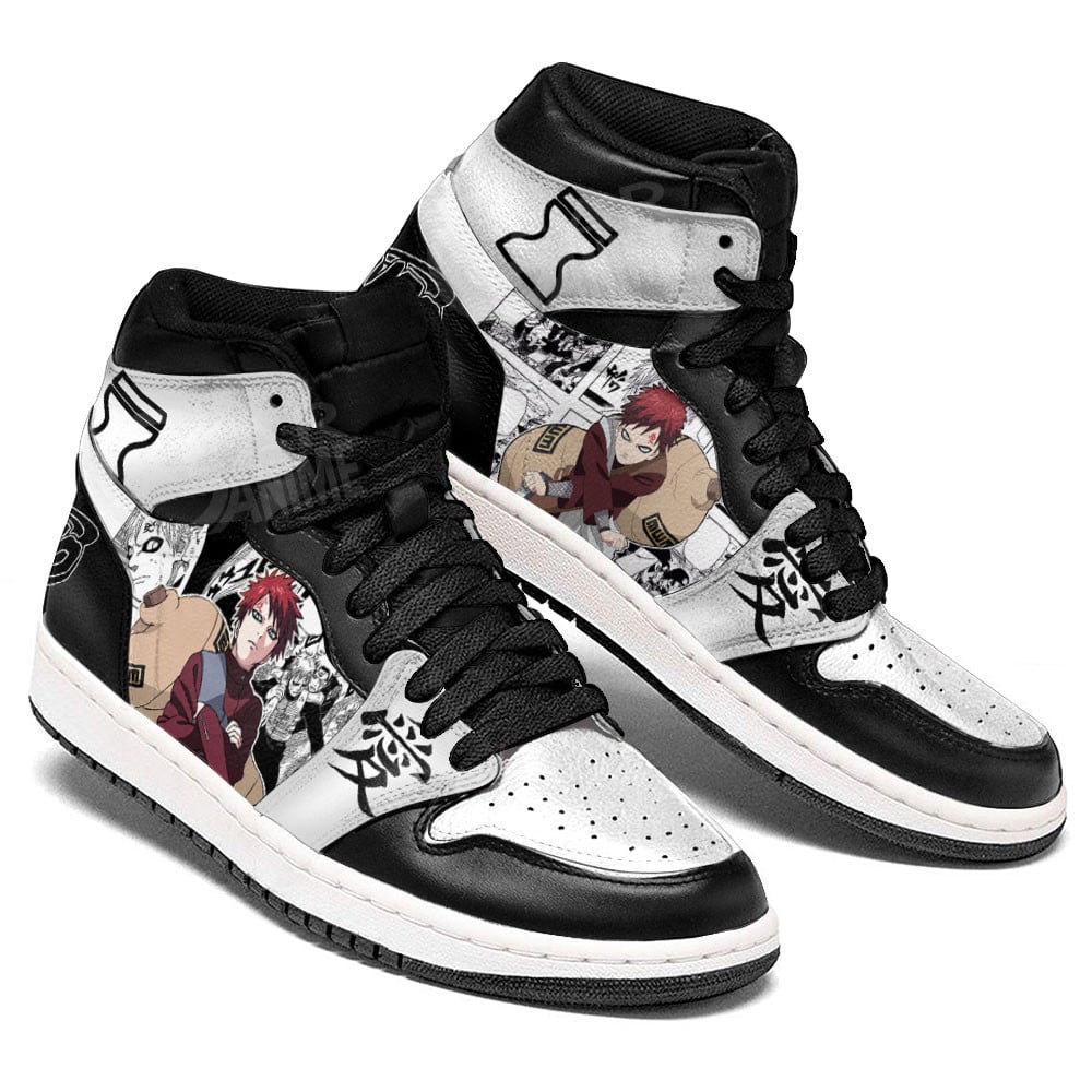 Gaara JD1s Sneakers Anime Shoes Mix Manga, Air Jordan Hightop
