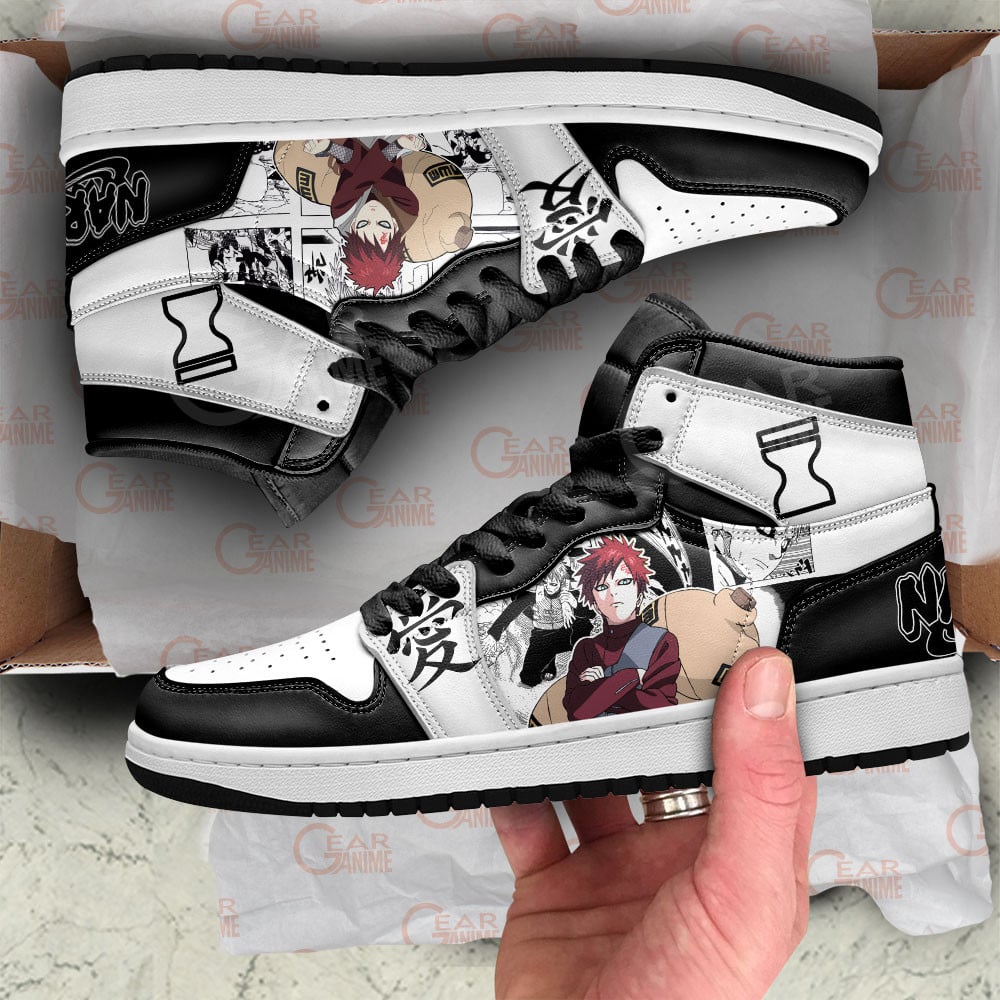 Gaara JD1s Sneakers Anime Shoes Mix Manga, Air Jordan Hightop