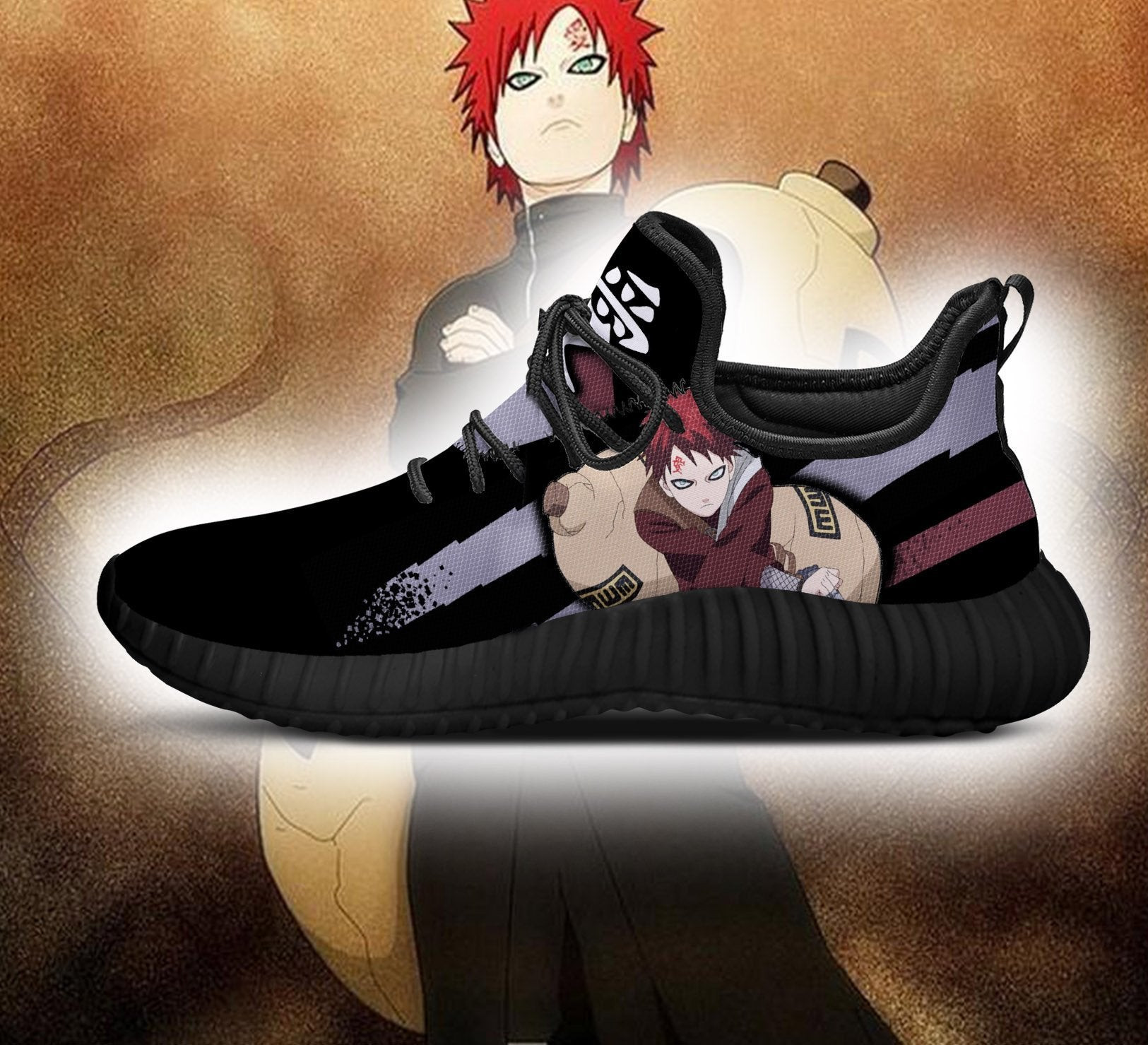 Gaara Jutsu Reze Shoes Anime Shoes Fan Gift Idea