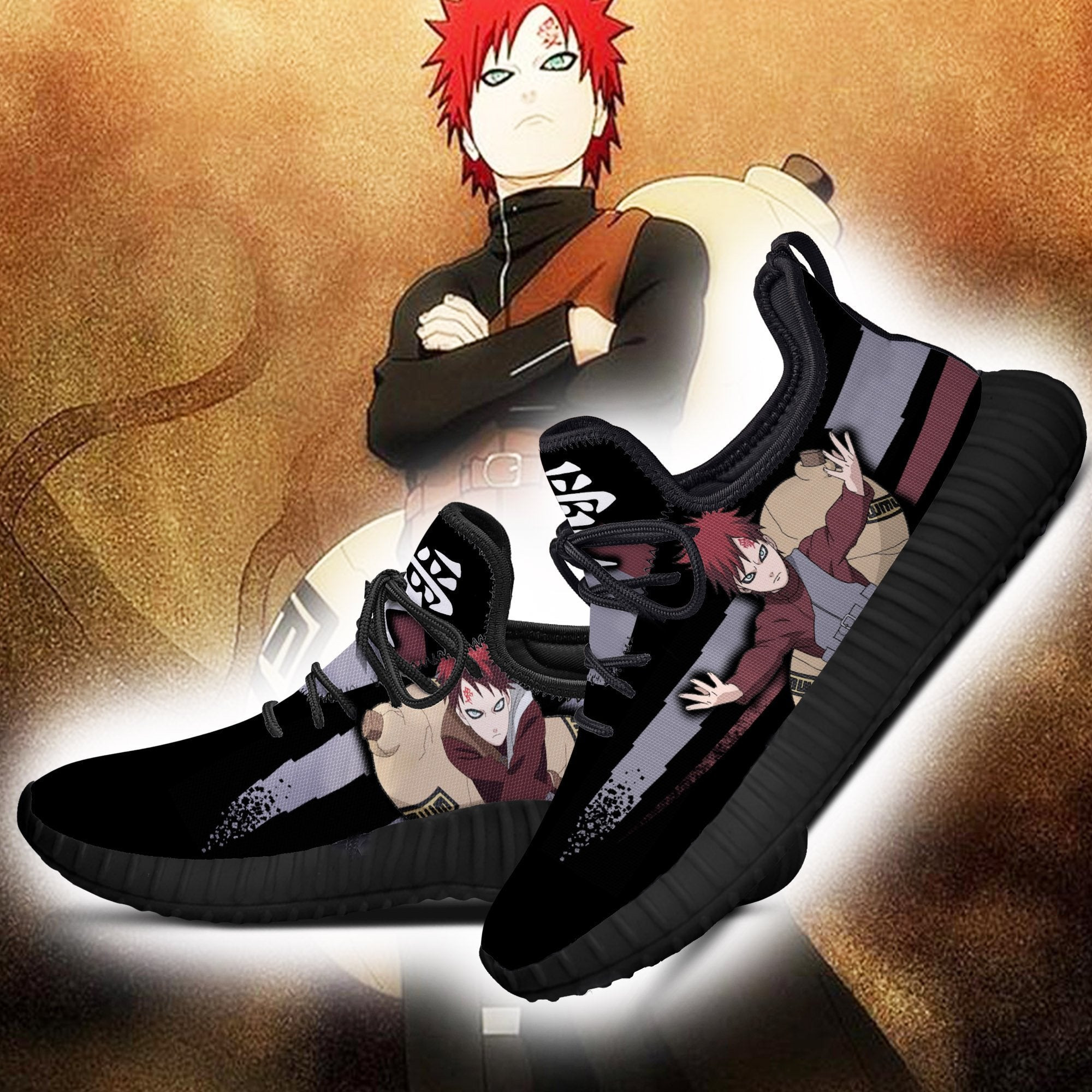 Gaara Jutsu Reze Shoes Anime Shoes Fan Gift Idea